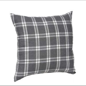 Kirkland’s Gray Sylvan Plaid Pillow